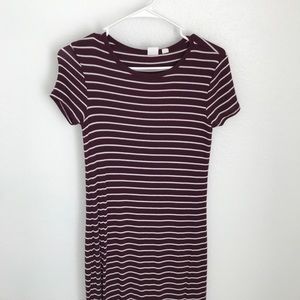 Gap t shirt striped dress
